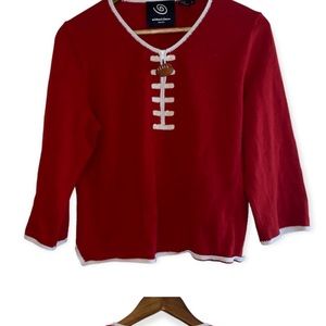 Michael Simon event rare football sweater SIZE LARGE